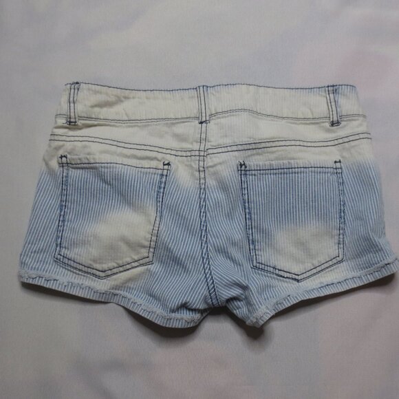 2 PC LOT MUDD juniors SHORTS denim DISTRESSED jean TWEEN SIZE 9 - Picture 7 of 8